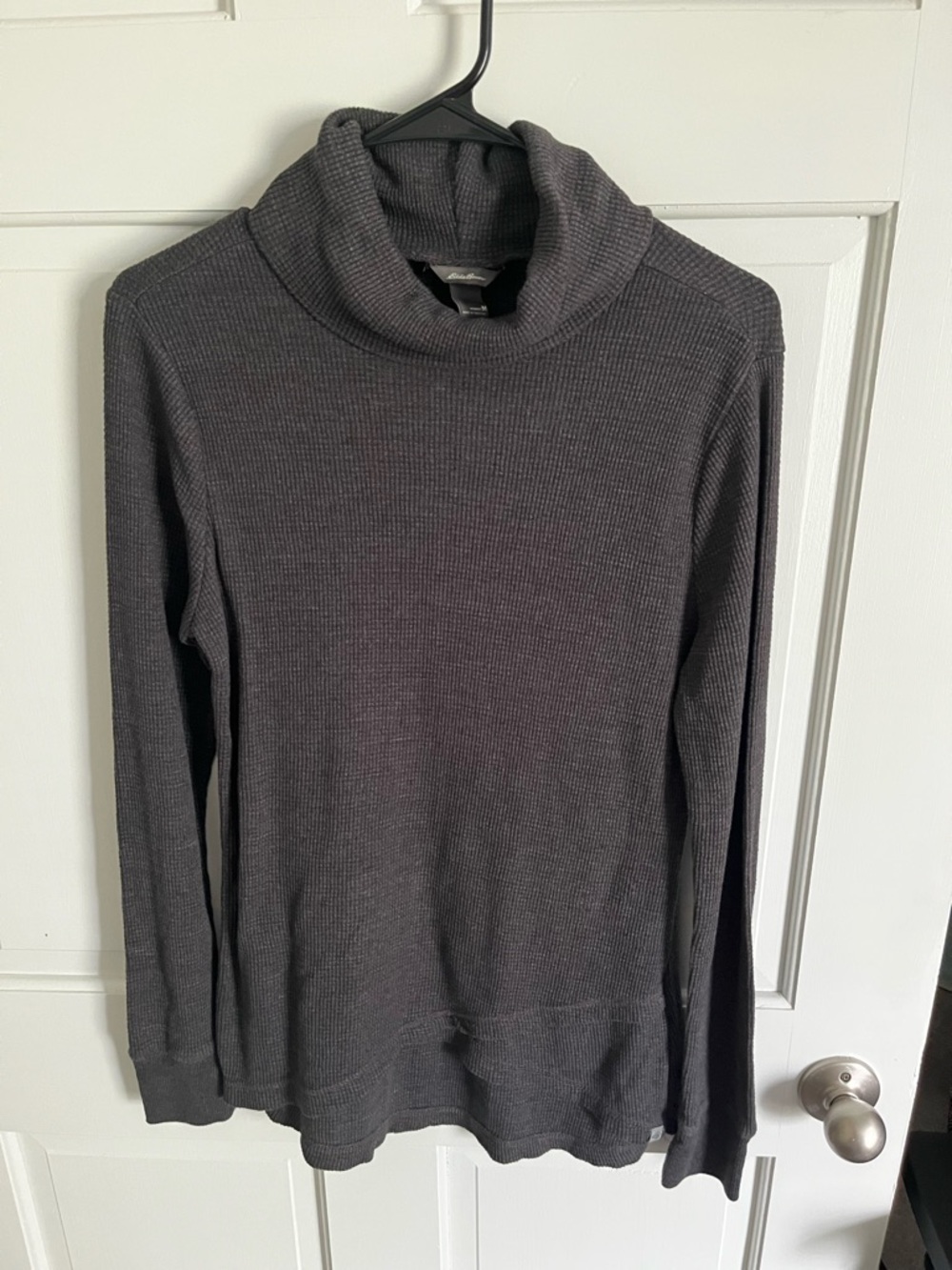 Eddie Bauer Women’s Charcoal Gray Turtleneck Sweater